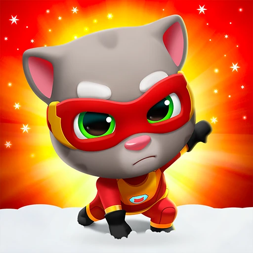تحميل لعبة Talking Tom Hero Dash مهكرة 2025 للأندرويد مجاناً
